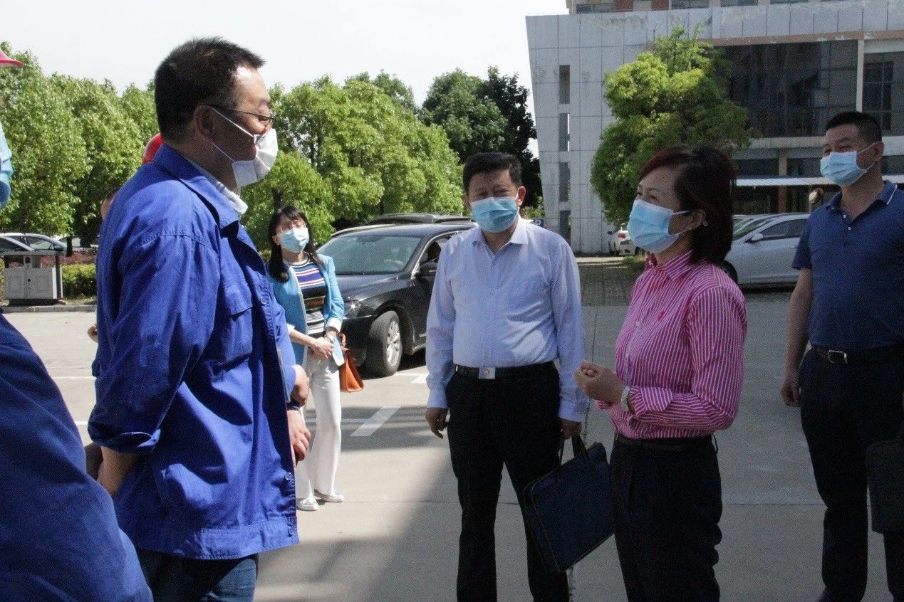 湖北省自然资源厅副厅长夏亚灵一行莅临九游会·AG·「中国」官方网站重工走访调研