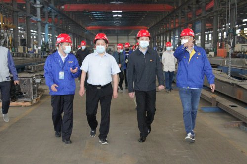 湖北省委巡视办副主任胡立强莅临九游会·AG·「中国」官方网站重工走访服务